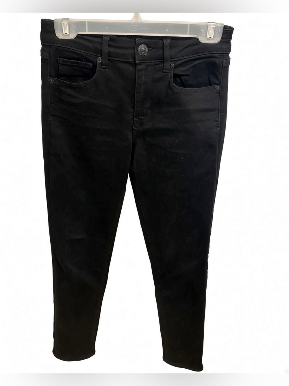 American Eagle Black High Rise Jeggings Size 4 Womens Slim Fit Pants
